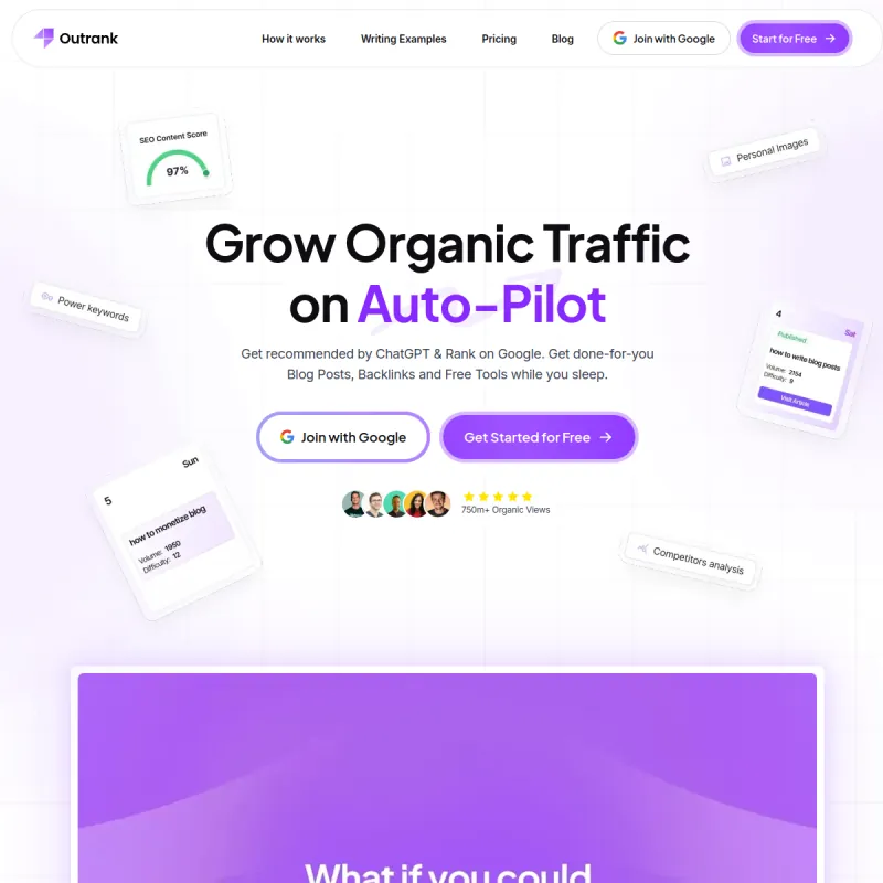 Outrank website
